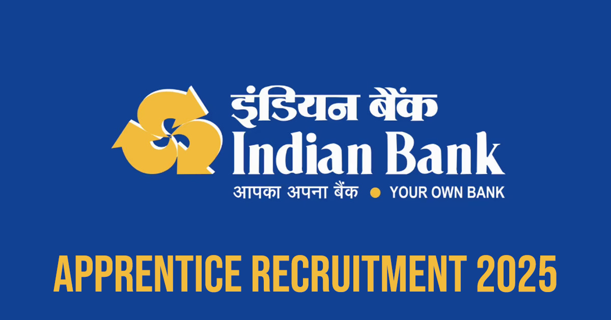 indian bank recruitment 2025 new job notifications