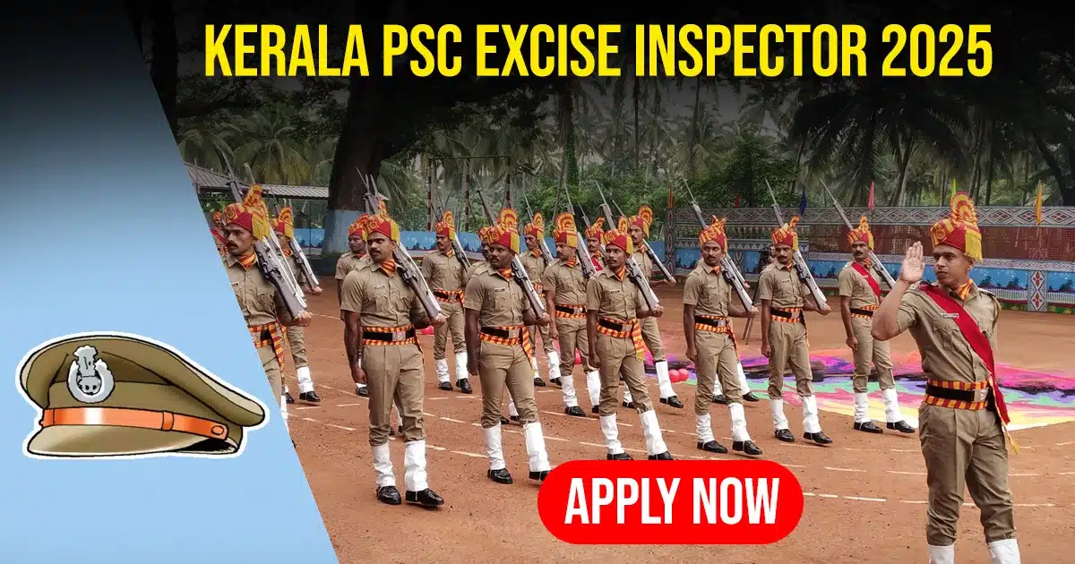 kerala psc excise inspector 2025