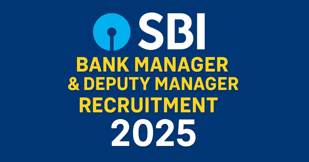 SBI Recruitment 2025