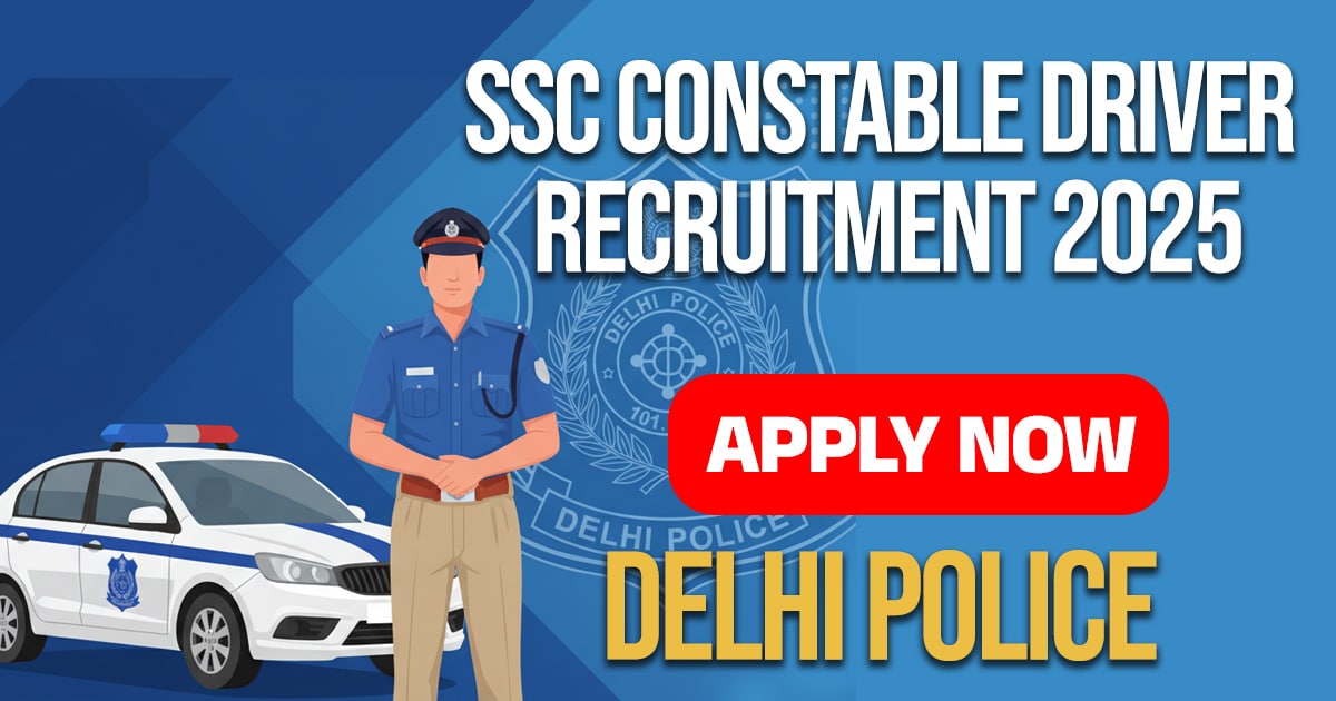 SSC Constable Driver Recruitment 2025