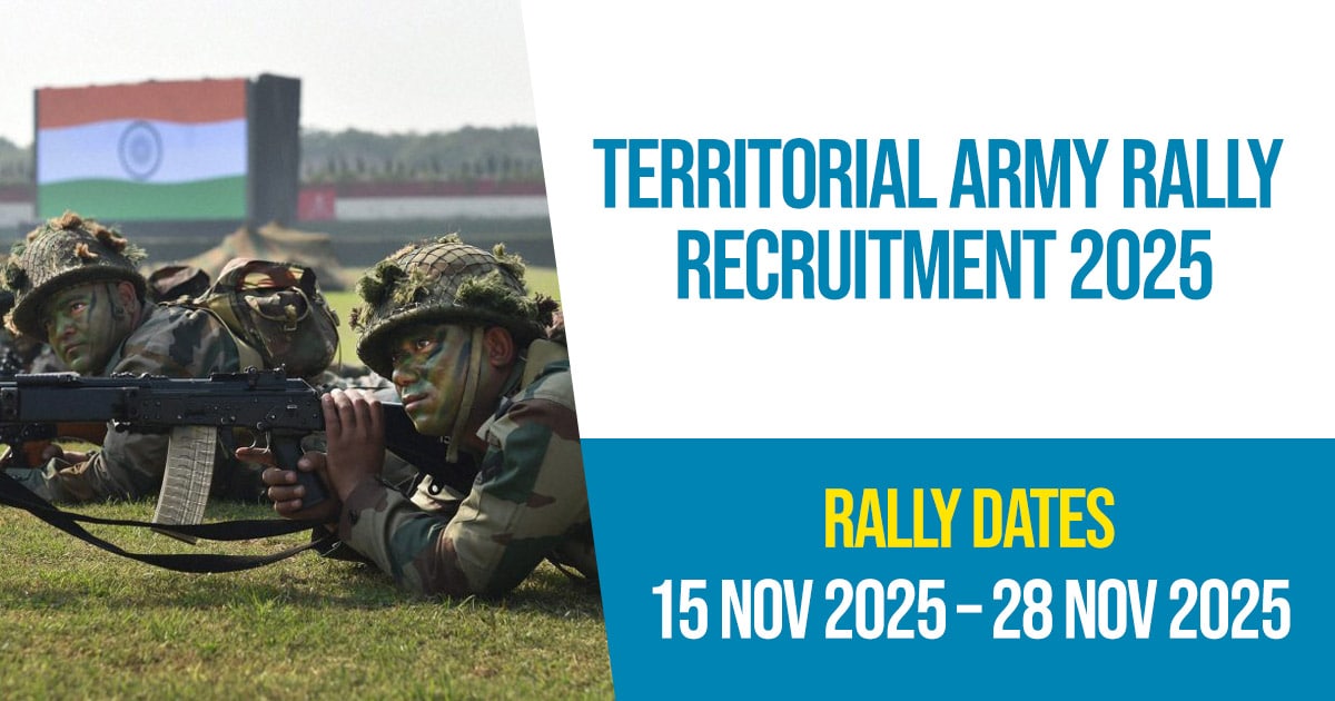 Territorial Army Rally Recruitment 2025
