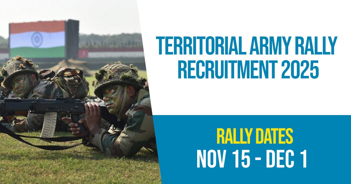 Territorial Army Rally Recruitment 2025