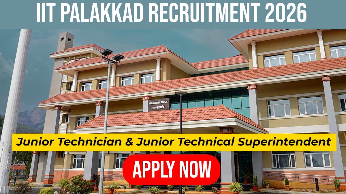 IIT Palakkad Recruitment 2026