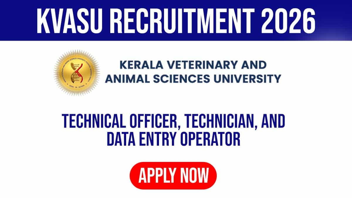 KVASU recruitment 2026