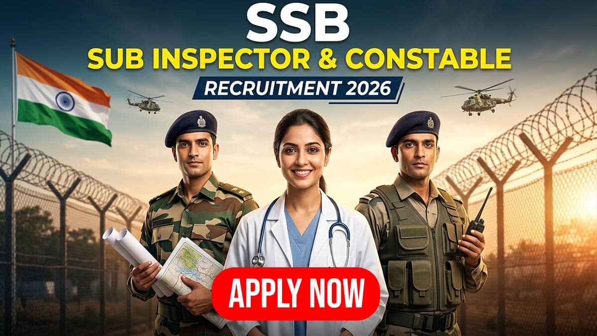 SSB Recruitment 2026