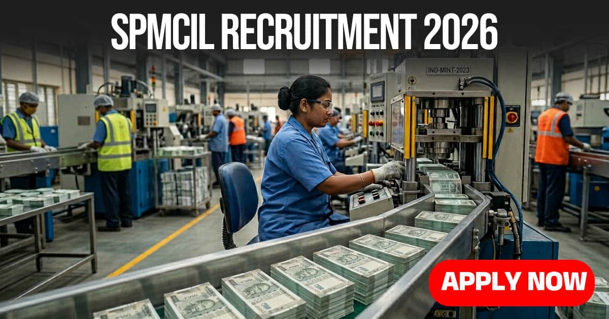 SPMCIL Recruitment 2026