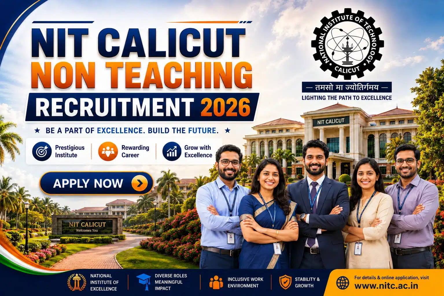 NIT Calicut Non Teaching Recruitment 2026 - 8 Vacancies