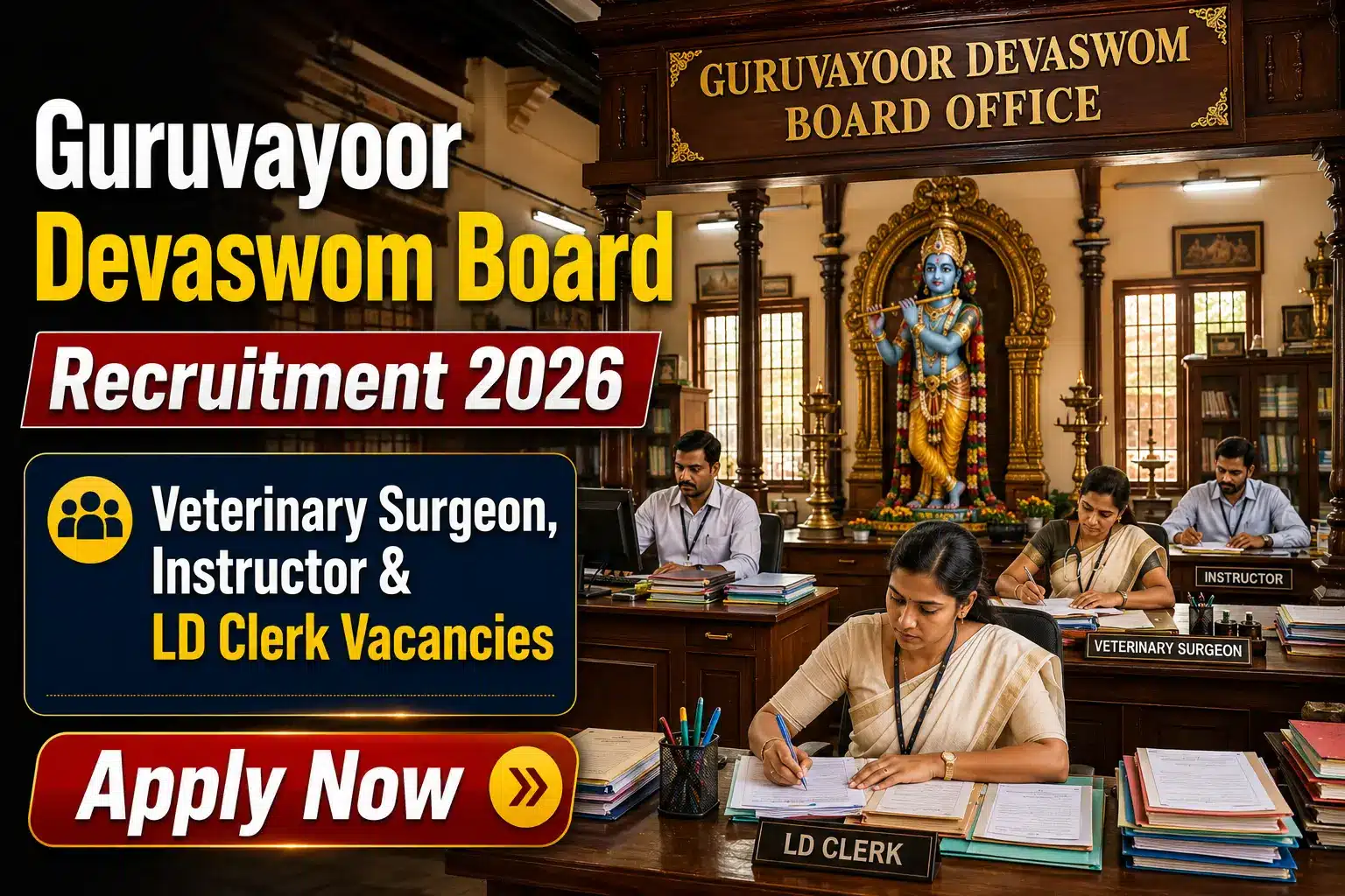 Guruvayoor Devaswom Board Recruitment 2026
