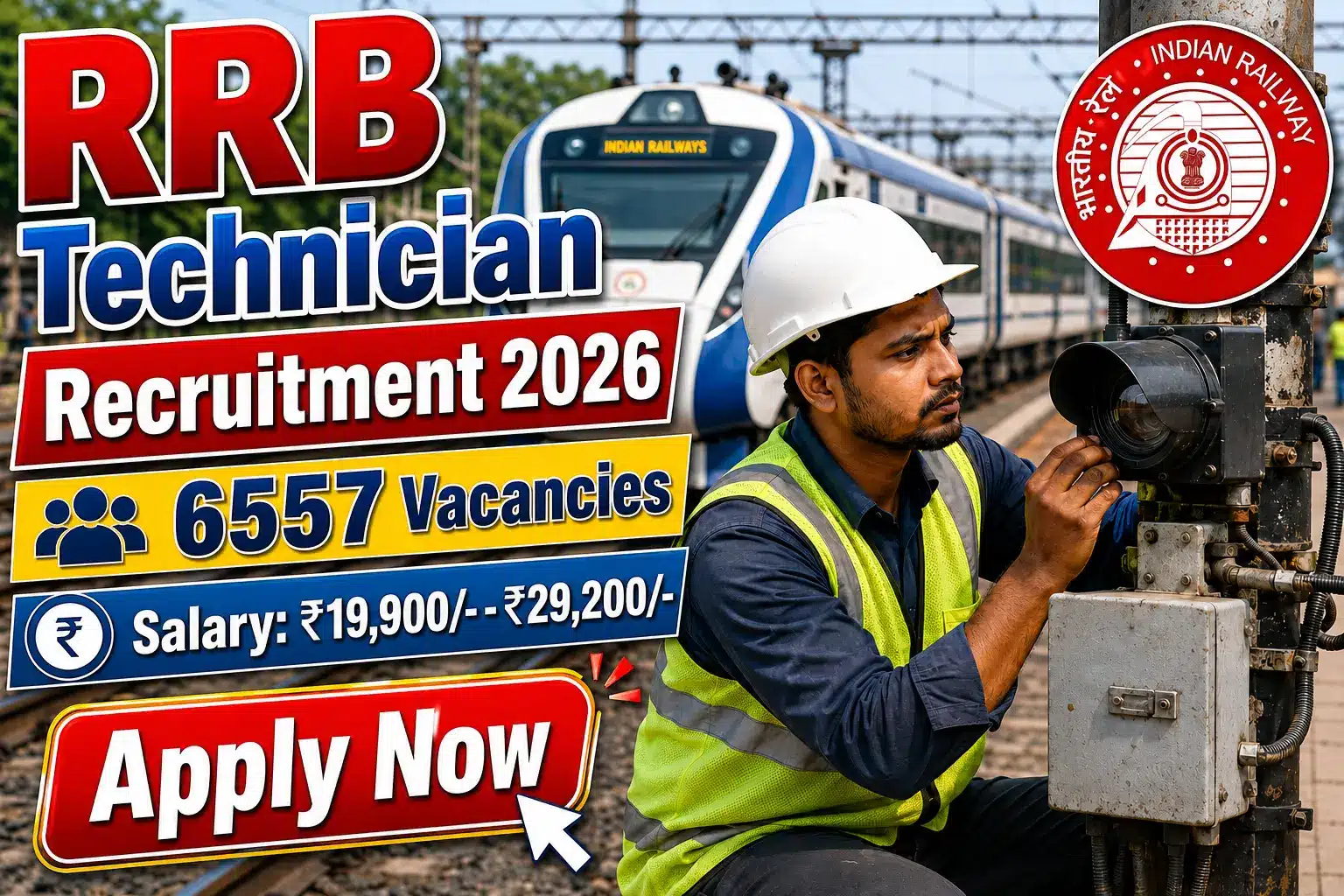 Railway RRB Technician Recruitment 2026 Notification