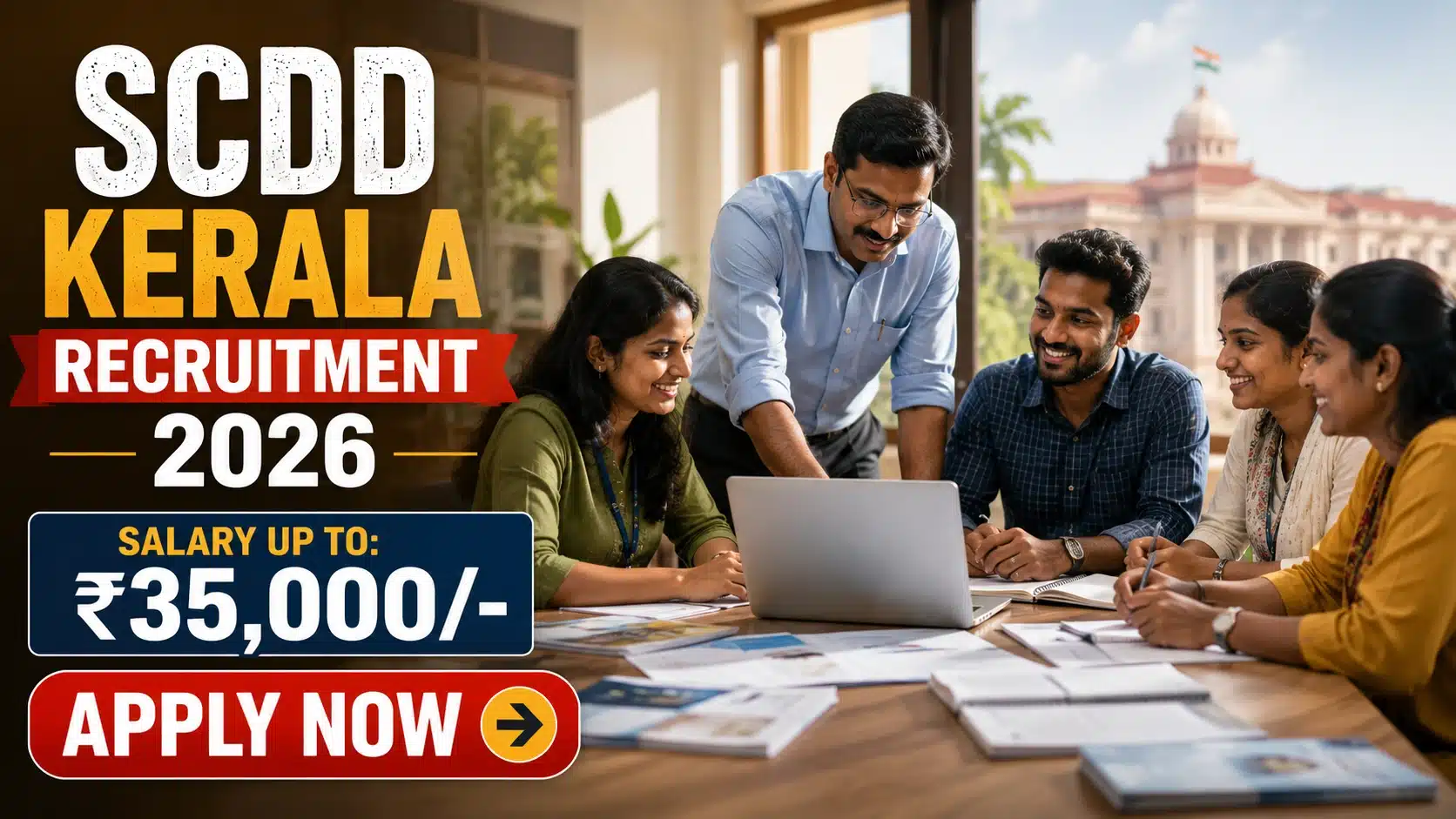 SCDD Kerala Recruitment 2026 - 10 posts