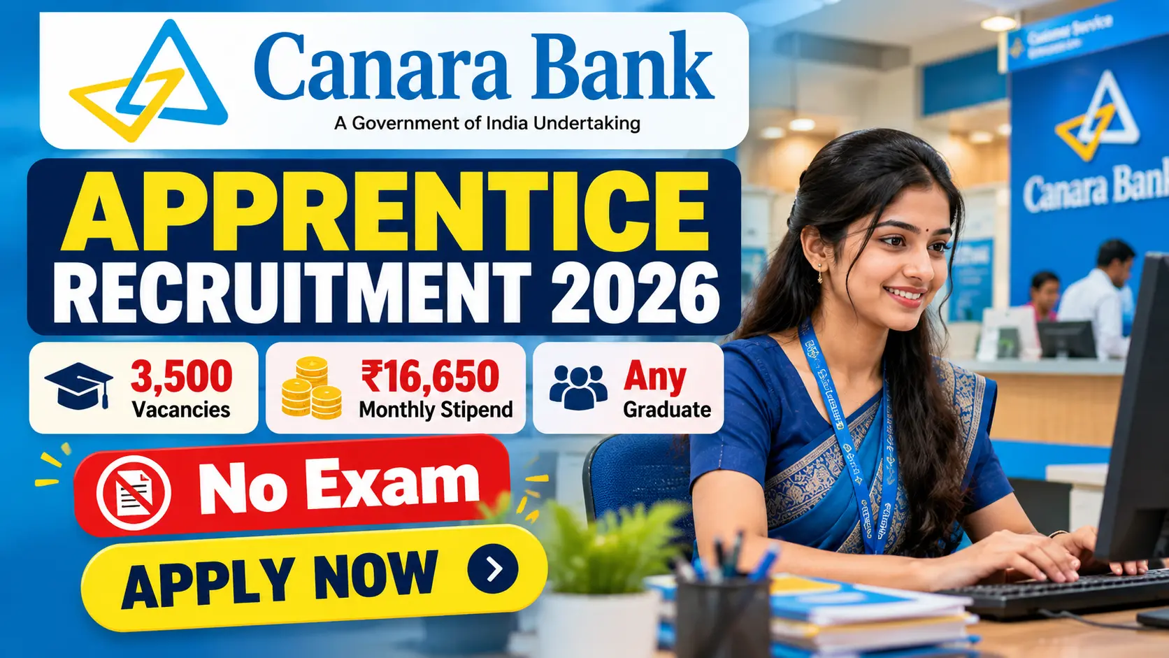 Canara Bank Apprentice Recruitment 2026